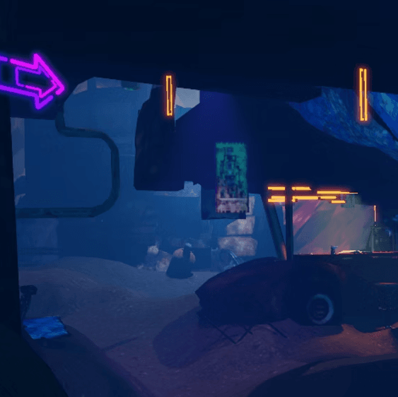 Cyberpunk Junkyard - Environment building for Quest 2 VR Game
